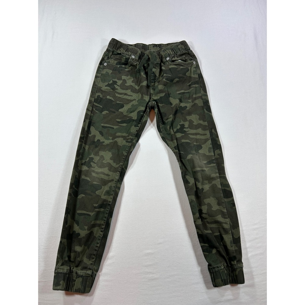 Levis Boys Camo Jogger Pants Green Camouflage Size 10 Reg W25 L26